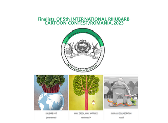 Finalists Of 5th INTERNATIONAL RHUBARB CARTOON CONTEST/ROMANIA,2023