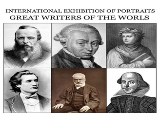 INTERNATIONAL EXHIBITION OF PORTRAITS "GREAT WRITERS OF THE WORLD"
