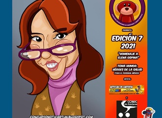 Selected cartoonists in the 7th International caricature and Graphic Humor Contest-Colombia 2021