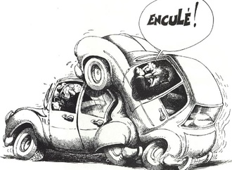 Gallery of Car Cartoons by Claude Serres-France