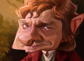 Bilbo the hobbit alias Martin Freeman