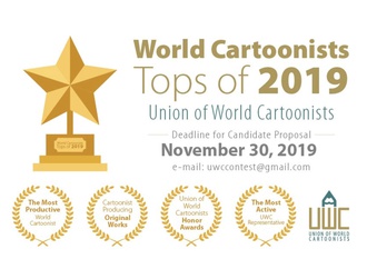 Top World Cartoonists of 2019