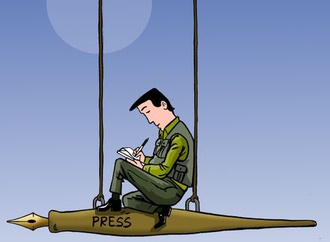 Peace for the journalist.