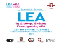 1st International Graphic Humor Exhibition LEA 2024 Greece