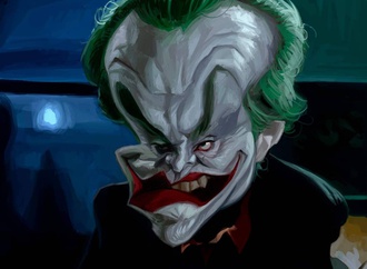 the joker played by the iconic Jack Nicholson