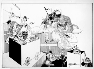 Gallery of Cartoons by Ralph Steadman- England 2