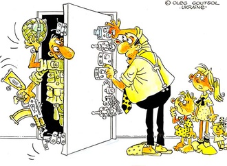 Gallery of cartoons by Oleg Goutsol-Ukraine 4