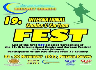 Selected Cartoonists of the 19th International Comics and Cartoon Festival in Prizren (Kosovo)