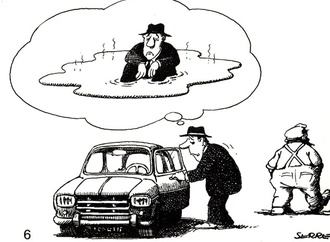 Gallery of Car Cartoons by Claude Serres-France