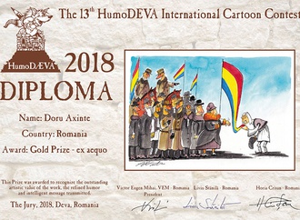 Diploma of honor | Gold Priza | Doru Axiante-Romania