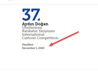 37th Aydin Dogan International Cartoon Competition 2020