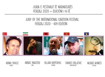 Jury members of The 6th International Cartoon Festival Ferizaj_2020 / Kosovo