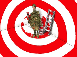 Gallery of Cartoon "I can't Breath"