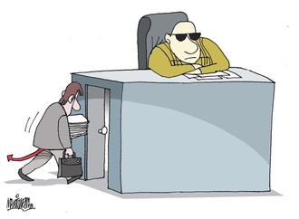 Gallery of Cartoon  by Alfredo Martirena -Cuba