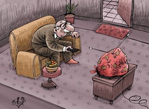 Gallery of Cartoons by Fakhreddin Dost Mohamad From Iran