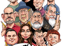 Tom Richmond & his last workshop of Caricature