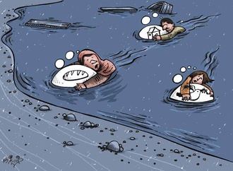 Gallery of Cartoons by Fakhreddin Dost Mohamad From Iran
