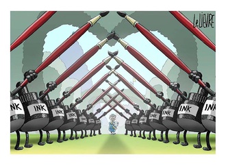 Gallery of Cartoons by Glen Le Lievre-Australia
