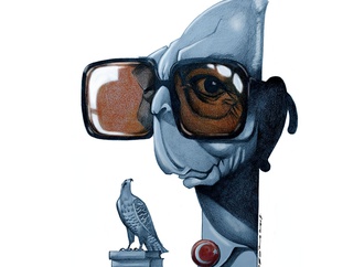 Gallery of photo and Caricature | Yasar Kemal