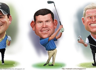 Gallery of  Caricatures by Mahesh Nambiar From India