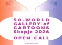 58th WORLD GALLERY of CARTOONS – Skopje 2026