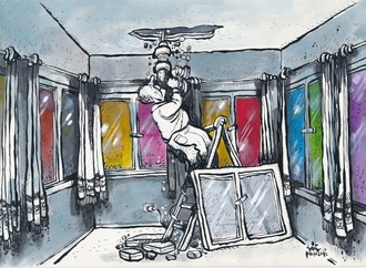Gallery of Finalists KalDer Bursa Cartoon Contest-Turkey 2023