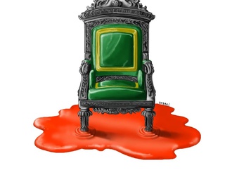 chair,blood