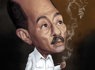 anwar sadat caricature by budi kurniawan from indonesia