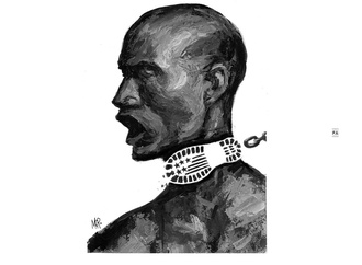 Gallery of Cartoon "I can't Breath"