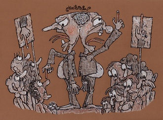 Gallery of Finalists KalDer Bursa Cartoon Contest-Turkey 2023