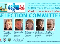 Selection Committee 16th International Cartoon Exhibition Osor Croatia 2024