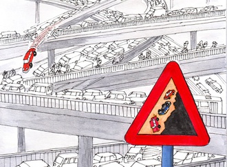 the traffic