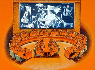 Gallery of Cartoons by Xiao Qiang Hou From China