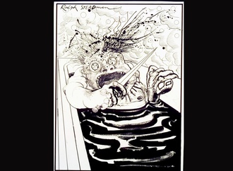 Gallery of Cartoons by Ralph Steadman- England 1
