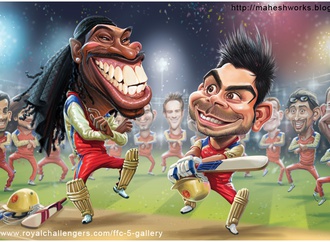 Gallery of  Caricatures by Mahesh Nambiar From India
