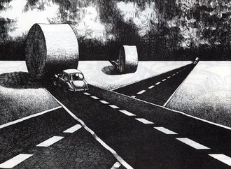 Gallery of Car Cartoons by Claude Serres-France