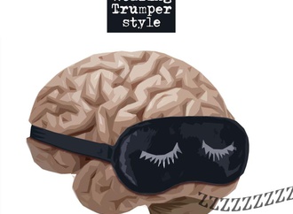 Mask wearing Trumper style