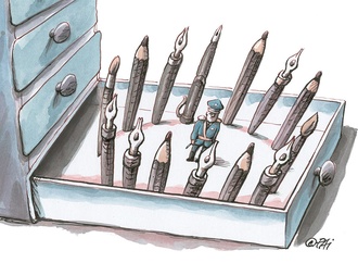150 best cartoons by Julian Penapai-Romania