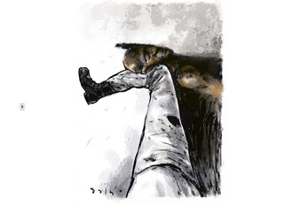 Gallery of Cartoon "I can't Breath"