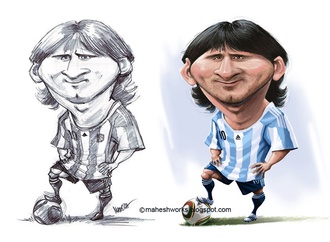 Gallery of  Caricatures by Mahesh Nambiar From India