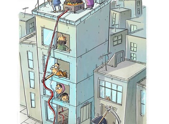 Gallery of Cartoon by Mahnaz Yazdani-Iran