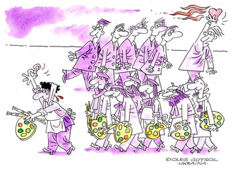 Gallery of Cartoon by Oleg Gutsol-Ukraine