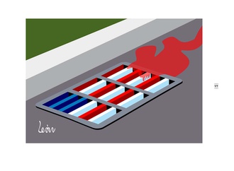 Gallery of Cartoon "I can't Breath"