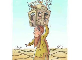 Gallery of Cartoon by Mahnaz Yazdani-Iran
