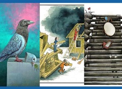 winners of the 23th Salon of Antiwar Cartoon 2025 , Kragujevac, Serbia