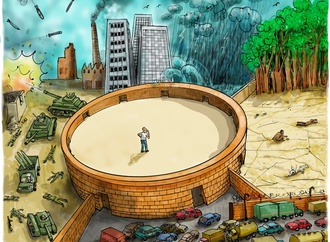 Gallery of Finalists KalDer Bursa Cartoon Contest-Turkey 2023
