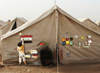 Fugitives from death World Children's Day Child writes