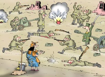 Gallery Of The best International Anti War Cartoon