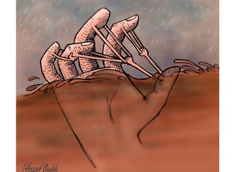 Gallery of cartoon by Hossein Naghib-Iran