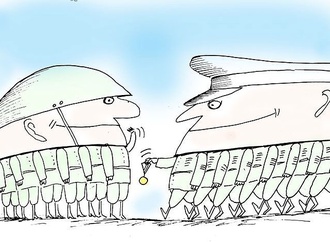 Gallery of Cartoons by Victor Bogorad From Russia